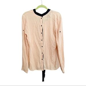 Diesel Button Down Blouse with back Tie